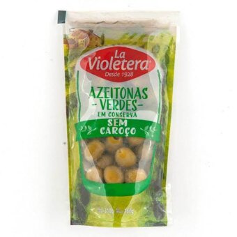 Azeitona Verde La Violetera Sem Caroço Sachê 160G