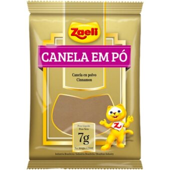 Canela Zaeli Em Pó Embalagem 7G