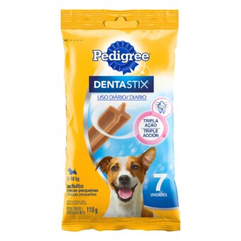 Petisco Para Cães Adultos Pedigree Dentastix Raças Pequenas 7Un
