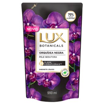 Sabonete Líquido Lux Refil Orquídea Negra 200Ml