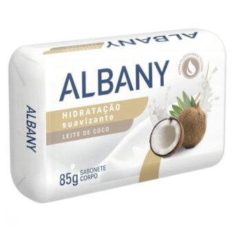 Sabonete Albany Feminino Branco 85G