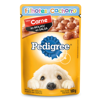 Ração Pedigree Junior Carne Sach Ê100G