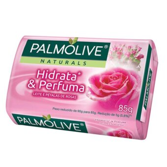Sabonete Palmolive Naturals Leite E Pétalas De Rosas 85G