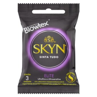 Preservativo Blowtex Skyn Elite Pacote 3Un