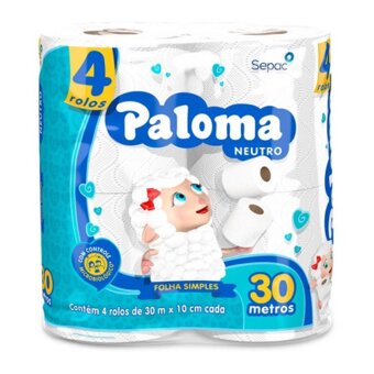 Papel Higiênico Paloma 4X1