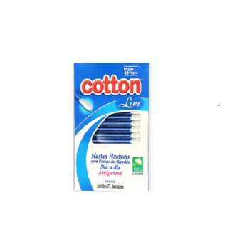 Hastes Flexíveis Cotton Line Caixa 75 Un