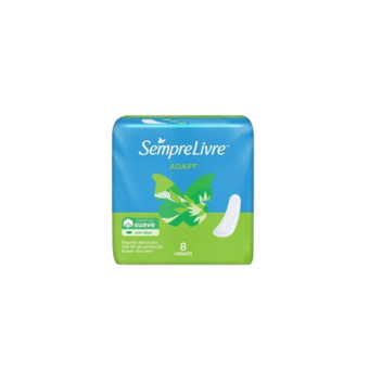 Absorvente Sempre Livre Especial Suave Sem Abas 8Und.