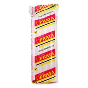 Vela Prata N°2 8 Unidades