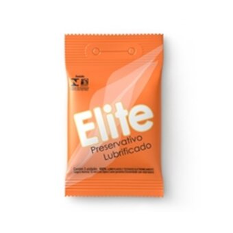 Preservativo Elite Lubrificado Embalagem 3 Un