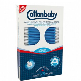 Haste Flexível Cottonbaby 75Un
