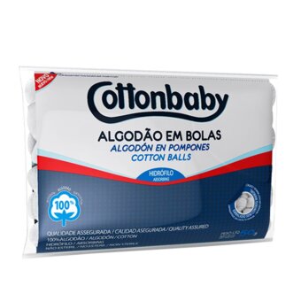 Algodão Bola Cottonbaby Branco 50G