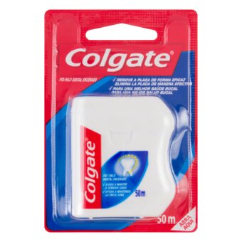 Fio Dental 50M Colgate Nylon Menta Und.