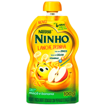 Iogurte Ninho Lancheirinha Maçã E Banana Nestlé 100G