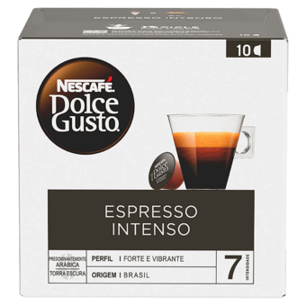 Café Cápsula Nescafé Dolce Gusto Espresso Intenso 10Un