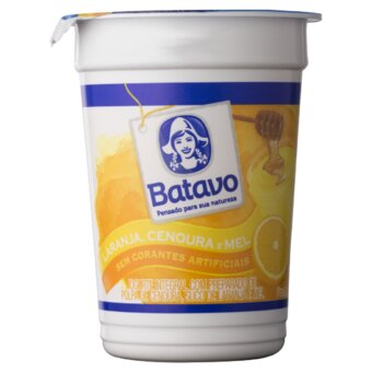 Bebida Láctea Batavo Laranja, Cenoura E Mel Copo 170G