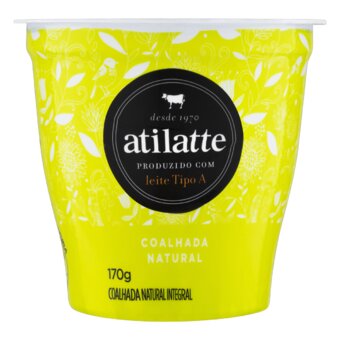 Coalhada Natural Integral Ati Latte Embalagem 170G