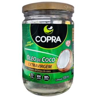 Óleo De Coco Extra Virgem Copra 500Ml