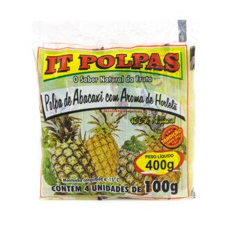 Polpa Fruta It Polpas Abacaxi E Hortelã 400G