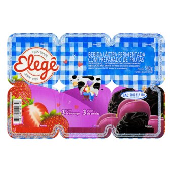 Bebida Láctea Elege Amora E Ameixa 540G