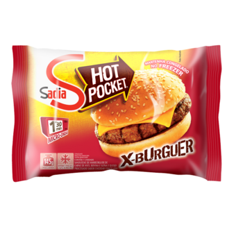 Sanduíche Hot Pocket Sadia X Burguer 145G