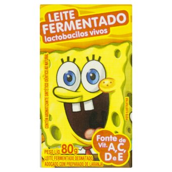 Leite Fermentado Bob Esponja Elegê 80G
