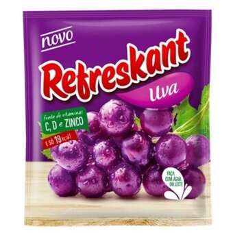 Refresco Em Pó Refreskant Uva 25G