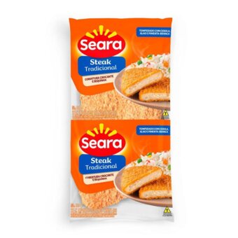 Steak De Frango Empanado Seara Embalagem 100G
