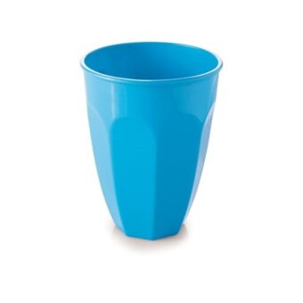 Copo Plasútil Retro Azul 500Ml