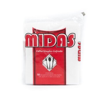 Guardanapo Papel Midas 23X20Cm 50 Unidades