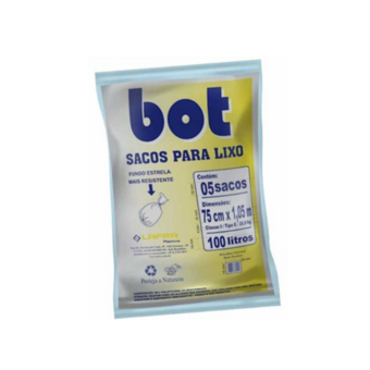 Saco De Lixo Bot 100L 5 Un