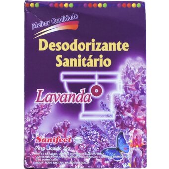 Desodorizador Sanitário Sanifect Lavanda Embalagem 35G