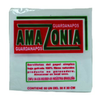 Guardanapo Papel Amazonia 30X30 50 Unidades
