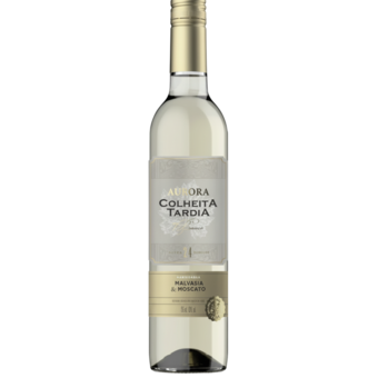 Vinho Branco Brasileiro Aurora Colheita Tardia Suave Garrafa 500Ml