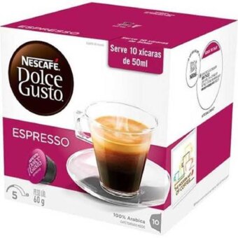 Café Cápsula Nescafé Dolce Gusto Espresso 10Un