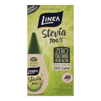 Adoçante Líquido Linea Stevia Embalagem 60Ml