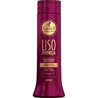 Condicionador Haskell Liso Com Força Embalagem 300Ml