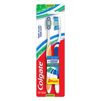 Escova Dental Colgate Tripla Ação 2Un