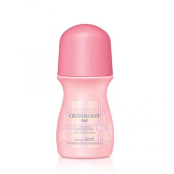 Desodorante Feminino Antiperspirante Giovanna Baby Classic Embalagem Rollon 50Ml