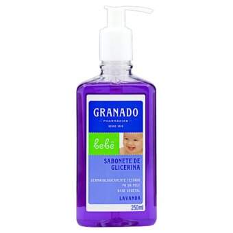 Sabonete Líquido Granado Glicerinado Bebê Lavanda 250Ml