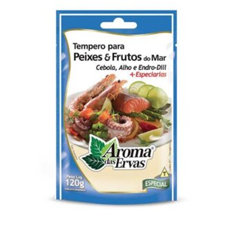 Tempero Pronto Aroma Das Ervas Peixes E Frutos Do Mar Embalagem 80G