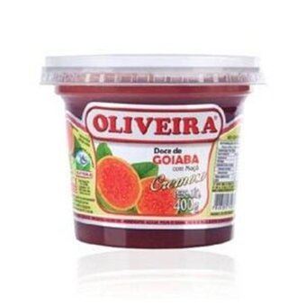 Doce De Goiabada Cremoso Com Maçã Oliveira Pote 400G