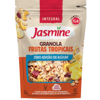 GRANOLA JASMINE DIET FRUTAS TROPICAIS 250G 