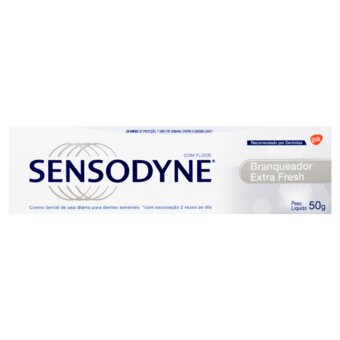Creme Dental Sensodyne Branqueador Extra Fresh Embalagem 50G