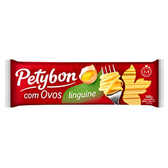 Macarrão Linguine Petybon Com Ovos Pacote 500G