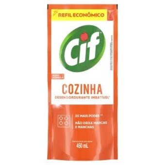 Limpador Cozinha Cif Ultra Rápido Sachê 450Ml