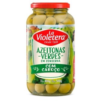 Azeitona Verde La Violetera Vidro 500G