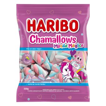 Marshmallow Chamallows Mundo Mágico Haribo 230G