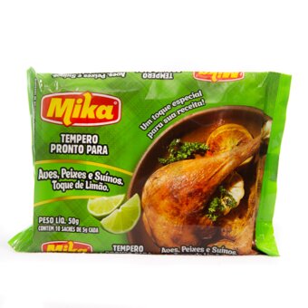 Tempero Em Pó Mika Limão 50G