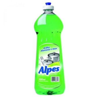 Limpador Alumínio Inox Alpes Limão 500Ml