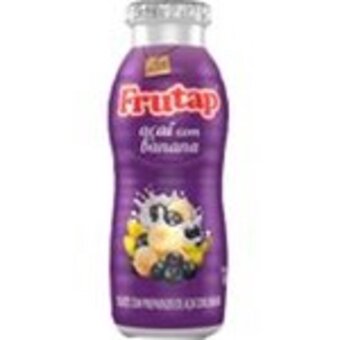 Bebida Láctea Frutap Sabor Açaí Com Banana Embalagem 180G